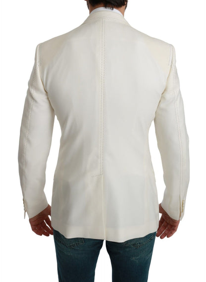 Dolce & Gabbana Elegant Slim Fit Virgin Wool Blazer - Sandy Store ByNet