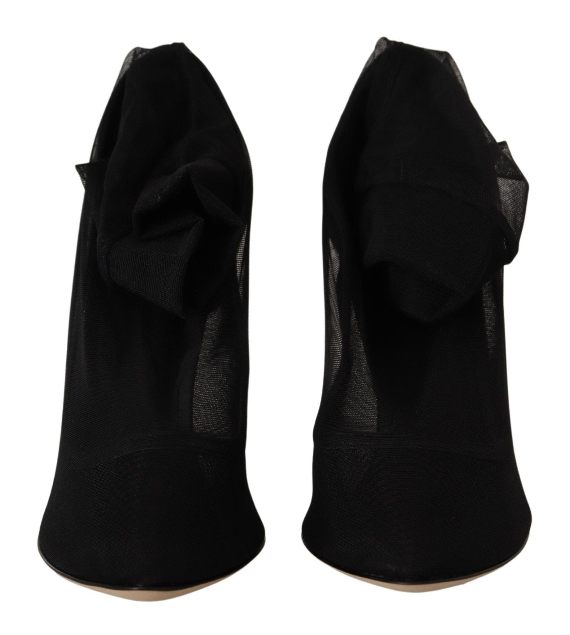 Dolce & Gabbana Elegant Stretch Sock Boot Pumps - Sandy Store ByNet