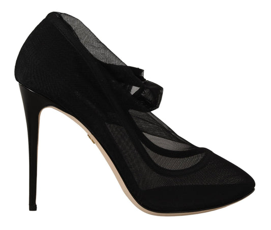 Dolce & Gabbana Elegant Stretch Sock Boot Pumps - Sandy Store ByNet