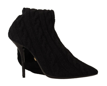 Dolce & Gabbana Elegant Stretch Sock Boots in Black - Sandy Store ByNet