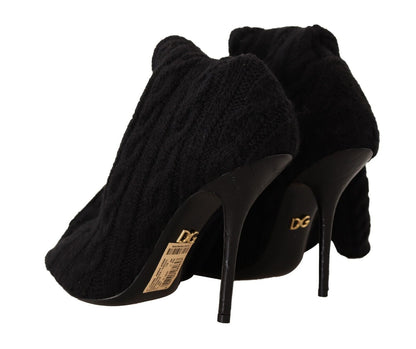 Dolce & Gabbana Elegant Stretch Sock Boots in Black - Sandy Store ByNet