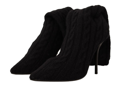 Dolce & Gabbana Elegant Stretch Sock Boots in Black - Sandy Store ByNet