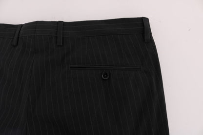 Dolce & Gabbana Elegant Striped Straight Fit Dress Trousers - Sandy Store ByNet