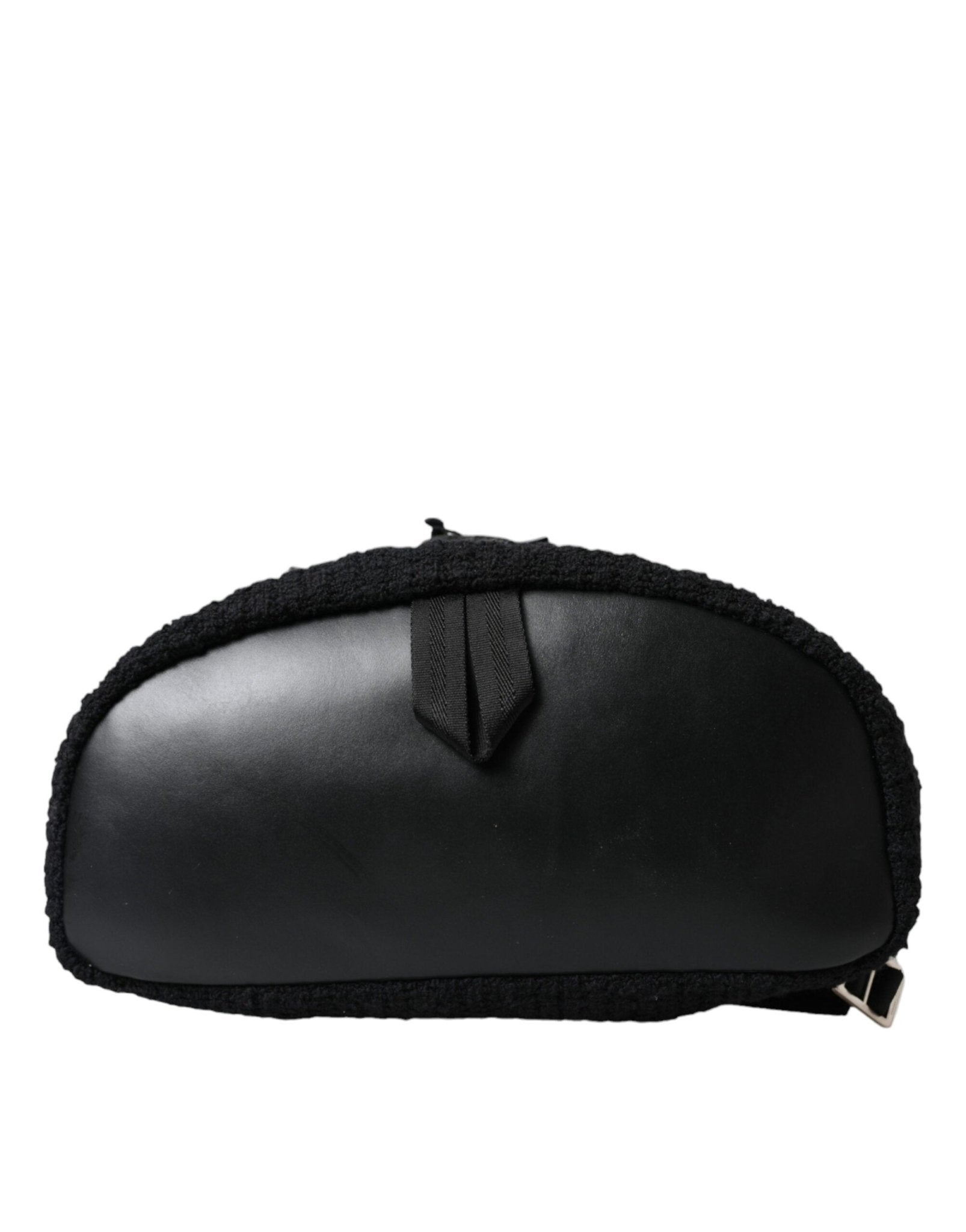 Dolce & Gabbana Elegant Tricot Wool - Blend Backpack in Black - Sandy Store ByNet