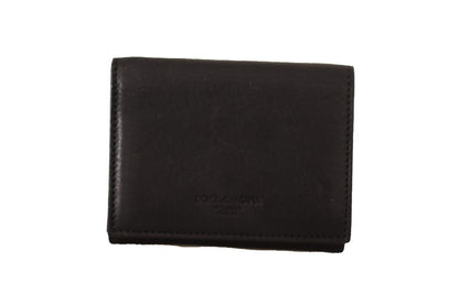 Dolce & Gabbana Elegant Trifold Leather Multi Kit Accessory - Sandy Store ByNet