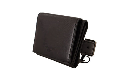 Dolce & Gabbana Elegant Trifold Leather Multi Kit Accessory - Sandy Store ByNet