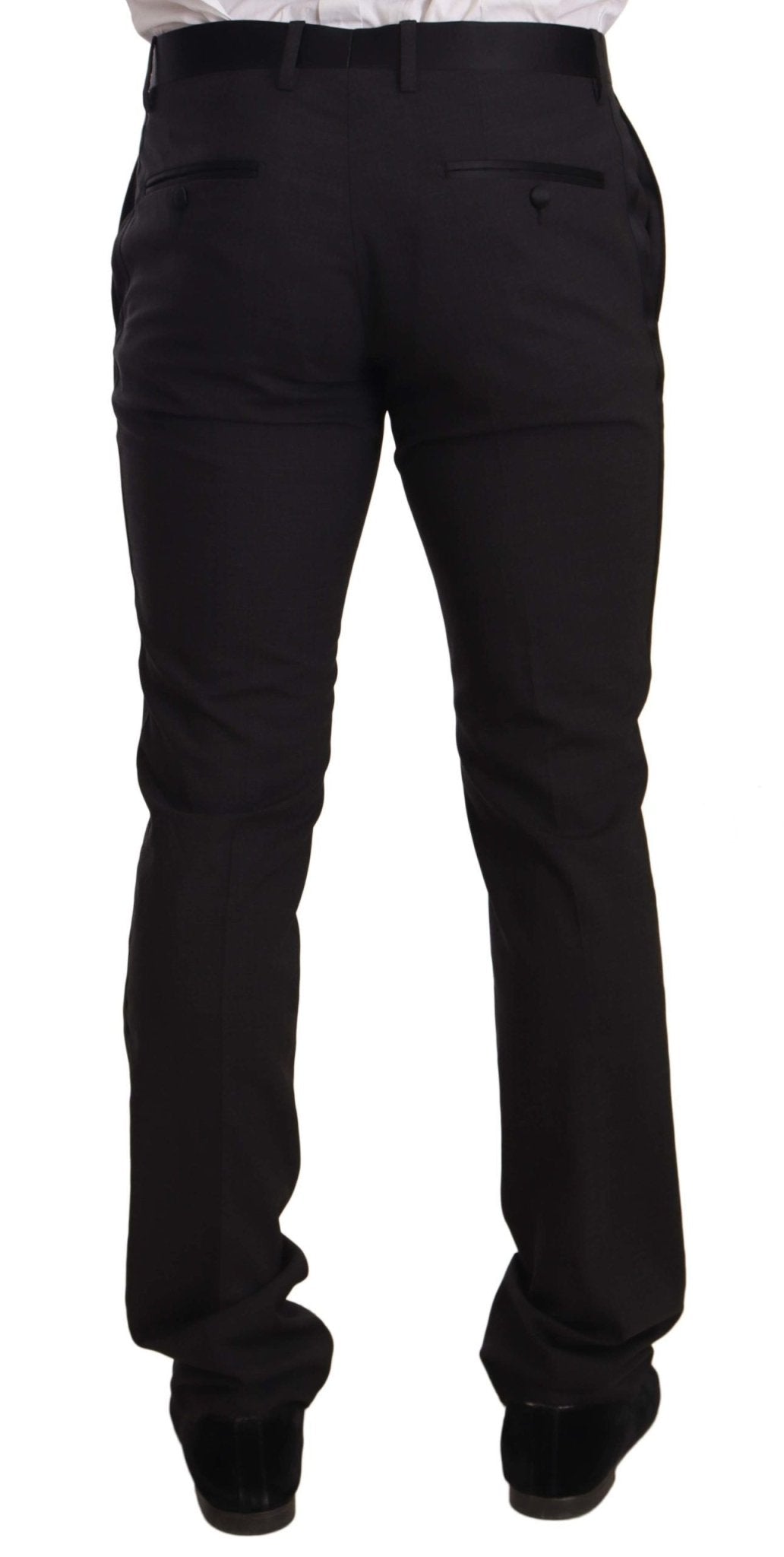 Dolce & Gabbana Elegant Two - Piece Velvet Suit in Blue - Sandy Store ByNet