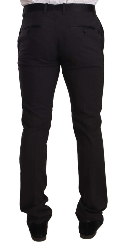 Dolce & Gabbana Elegant Two - Piece Velvet Suit in Blue - Sandy Store ByNet