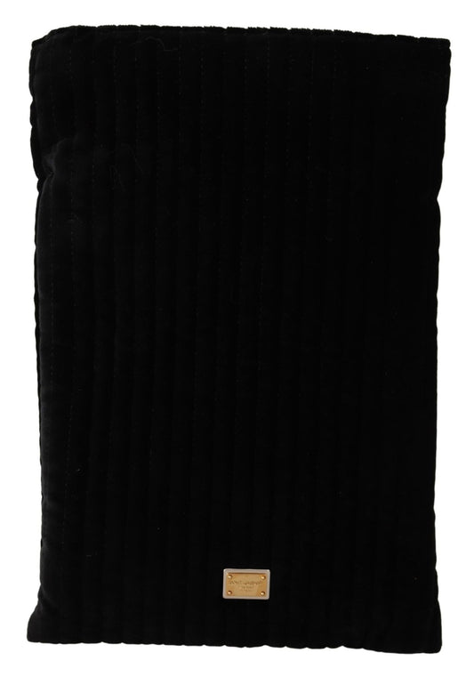 Dolce & Gabbana Elegant Velvet Quilted Glasses Holder Bag - Sandy Store ByNet