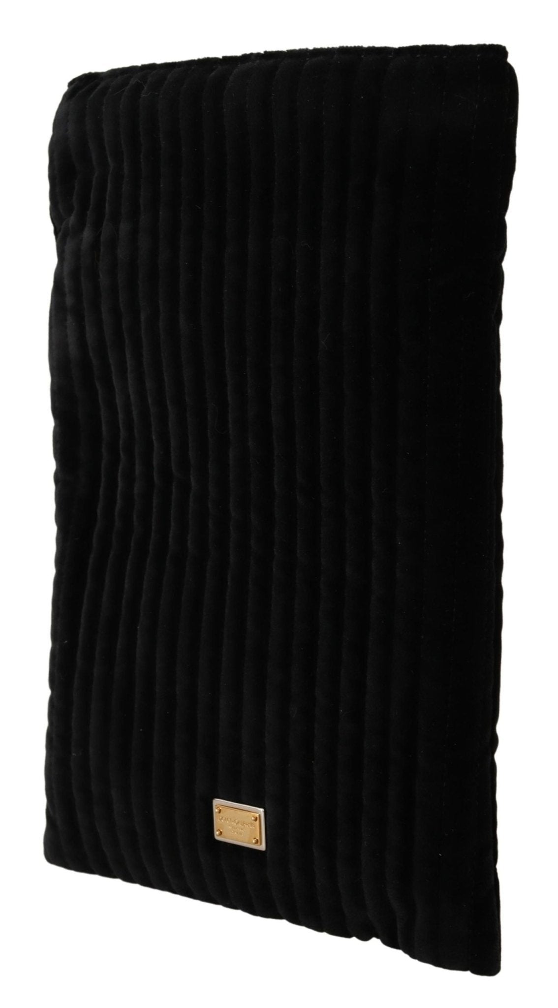 Dolce & Gabbana Elegant Velvet Quilted Glasses Holder Bag - Sandy Store ByNet