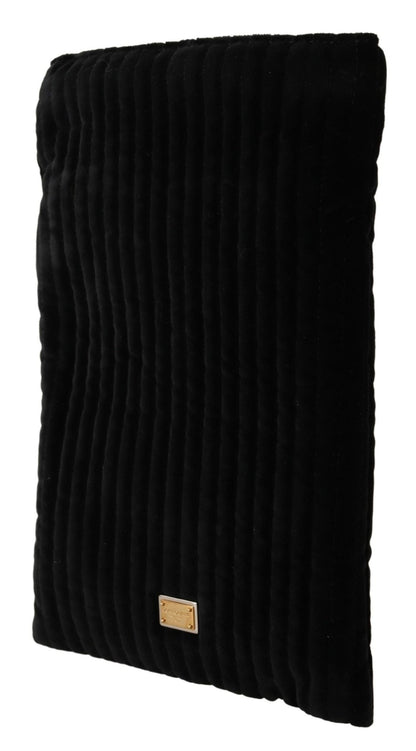 Dolce & Gabbana Elegant Velvet Quilted Glasses Holder Bag - Sandy Store ByNet