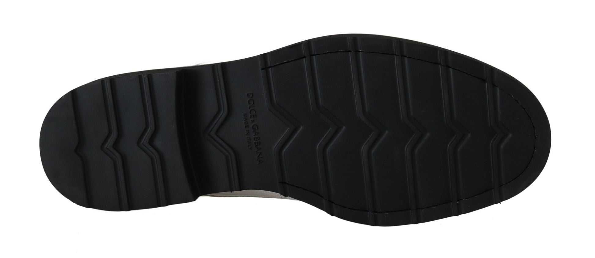 Dolce & Gabbana Elegant White Formal Leather Shoes - Sandy Store ByNet