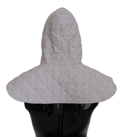 Dolce & Gabbana Elegant White Nylon Whole Head Wrap Hat - Sandy Store ByNet