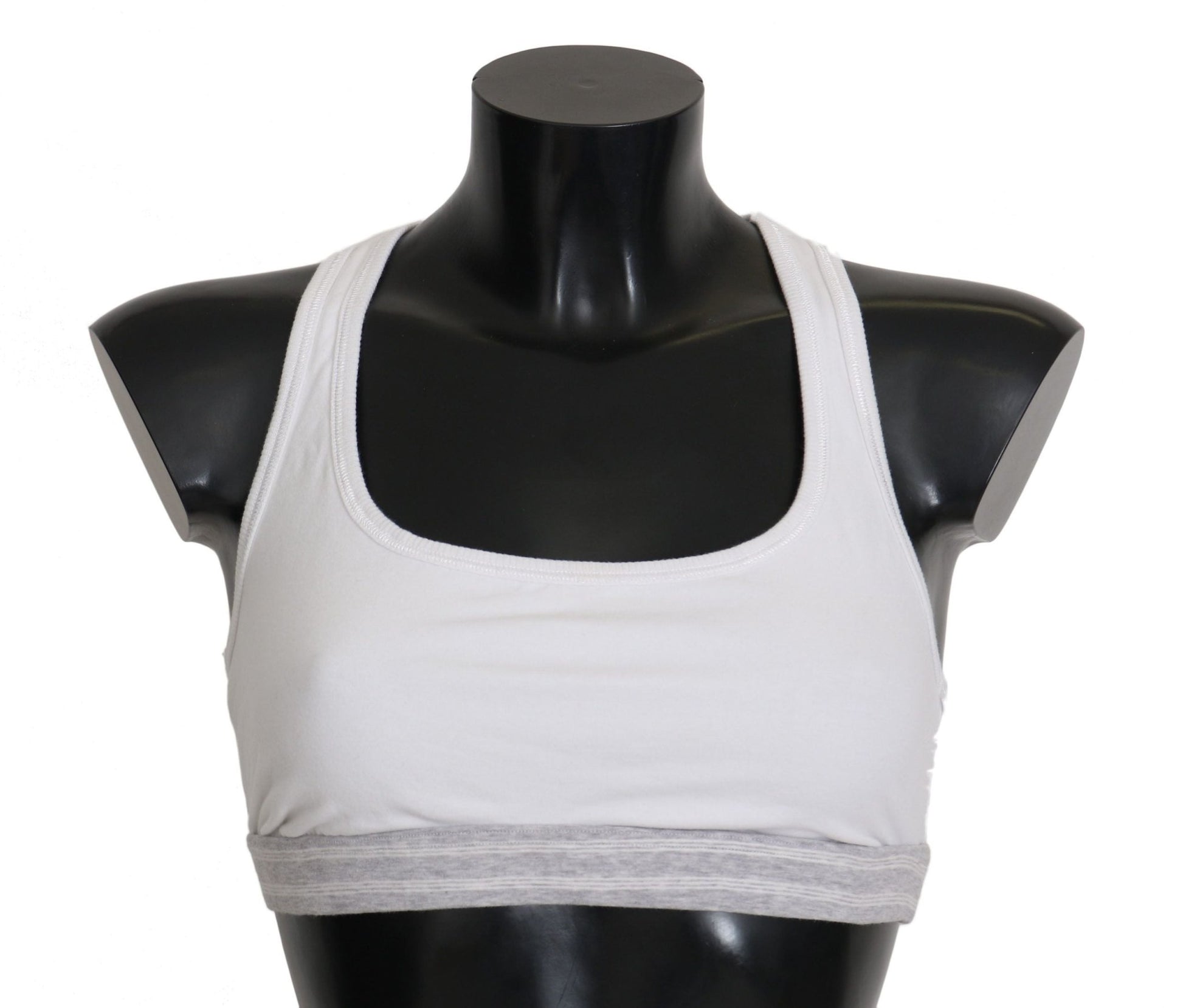 Dolce & Gabbana Elegant White Stretch Sport Bra - Sandy Store ByNet