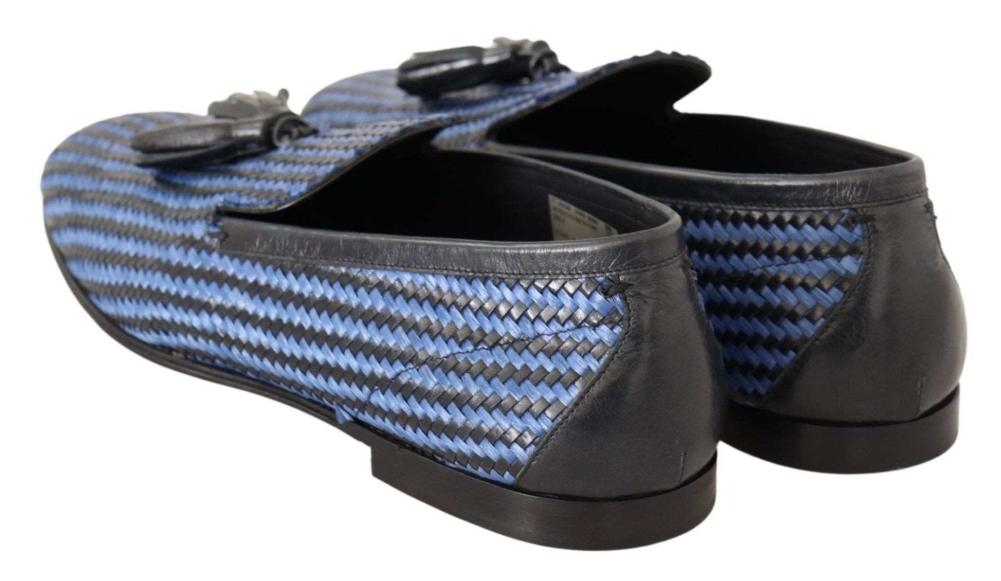 Dolce & Gabbana Elegant Woven Leather Loafers - Sandy Store ByNet