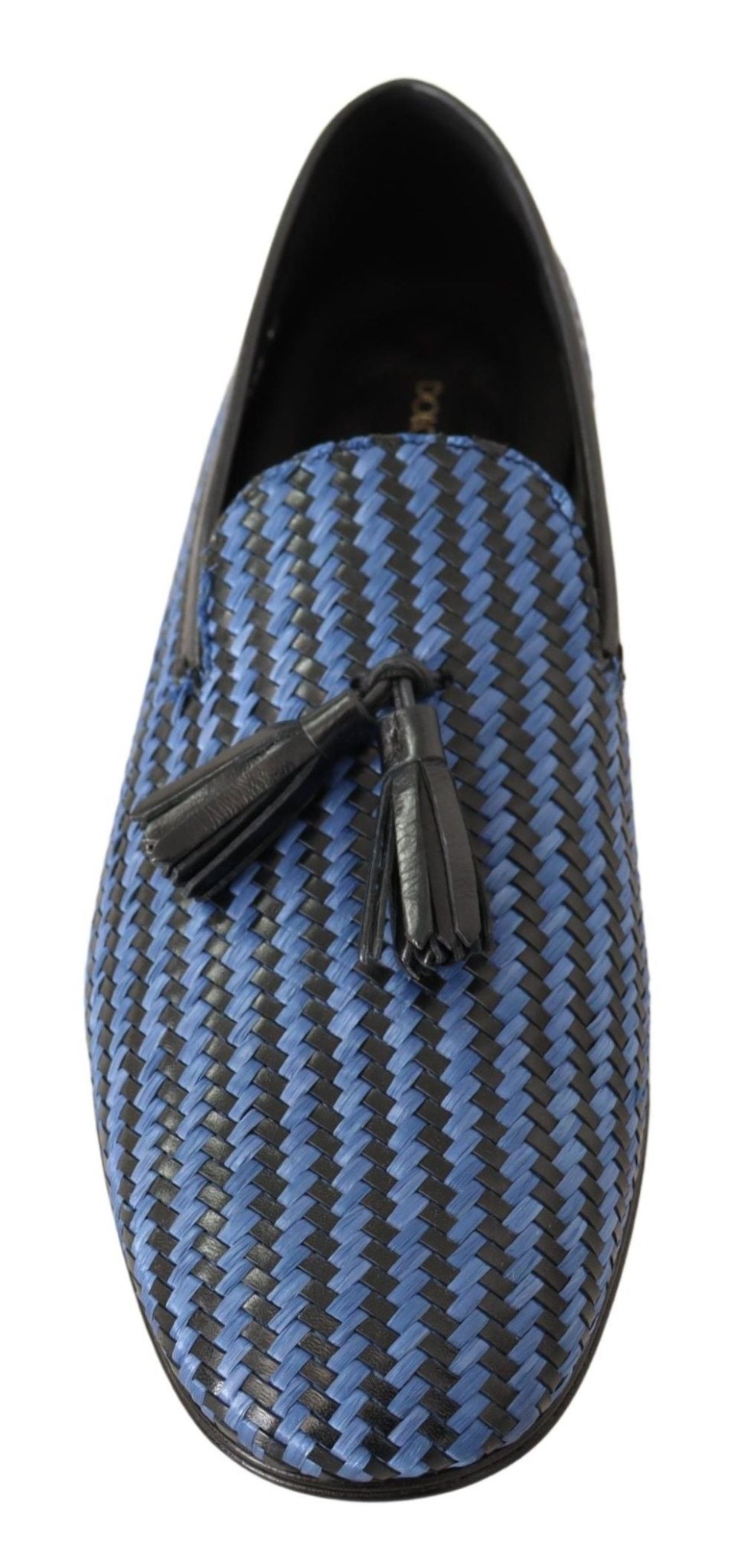 Dolce & Gabbana Elegant Woven Leather Loafers - Sandy Store ByNet