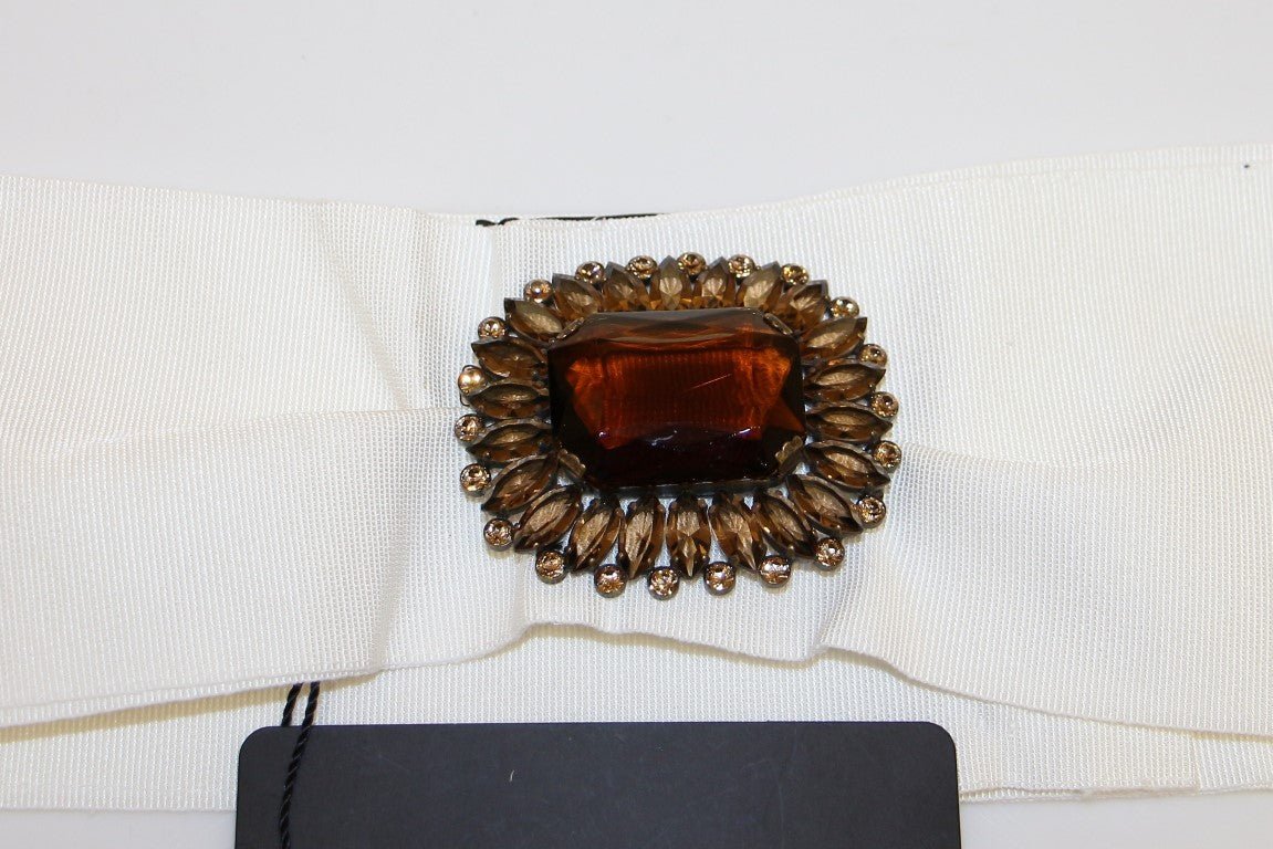 Dolce & Gabbana Embellished Snap Button Waist Belt - Sandy Store ByNet
