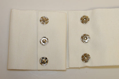 Dolce & Gabbana Embellished Snap Button Waist Belt - Sandy Store ByNet