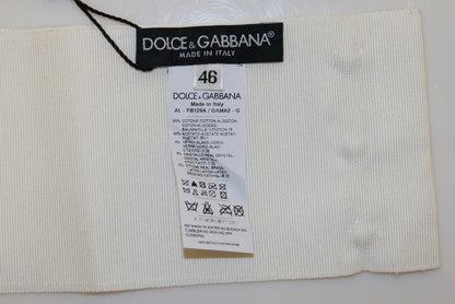 Dolce & Gabbana Embellished Snap Button Waist Belt - Sandy Store ByNet
