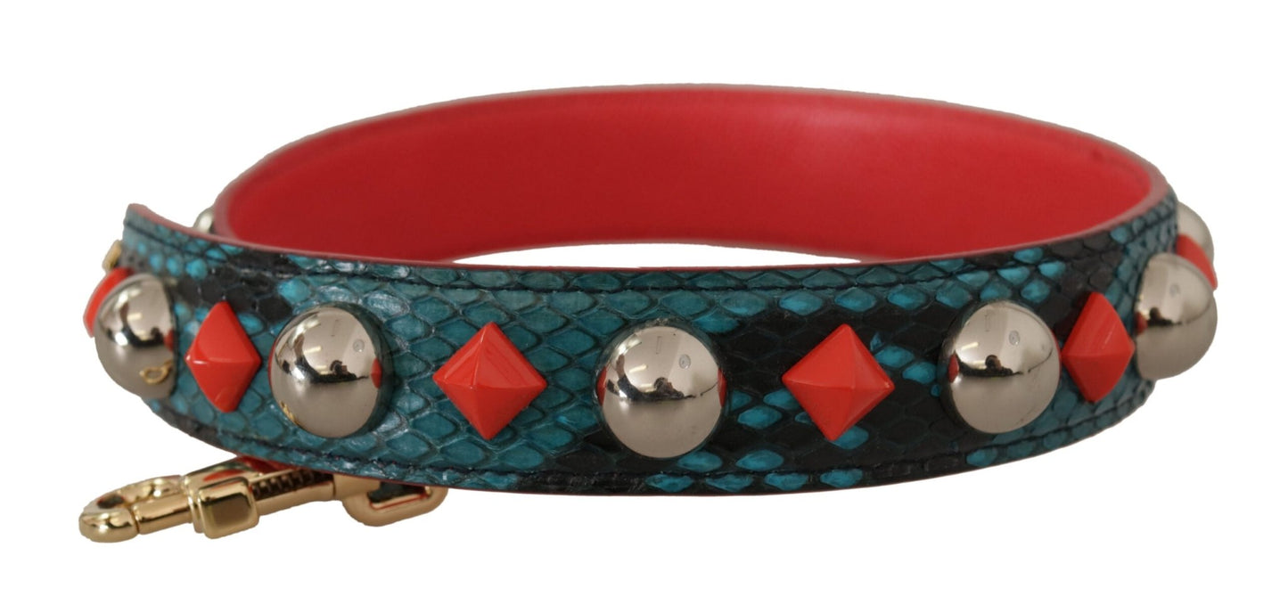 Dolce & Gabbana Emerald Green Leather Shoulder Strap - Sandy Store ByNet
