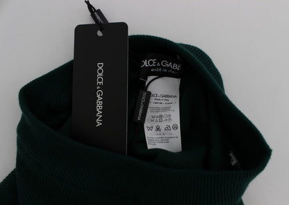 Dolce & Gabbana Emerald Treasure High Waist Cashmere Pants - Sandy Store ByNet