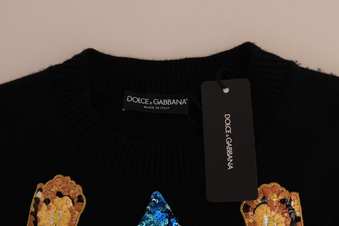 Dolce & Gabbana Enchanted Elegance Cashmere Sweater - Sandy Store ByNet