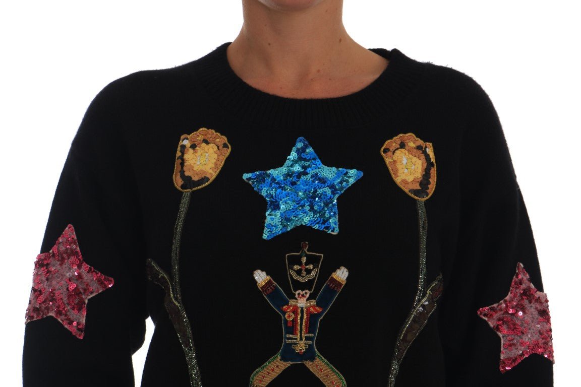 Dolce & Gabbana Enchanted Elegance Cashmere Sweater - Sandy Store ByNet