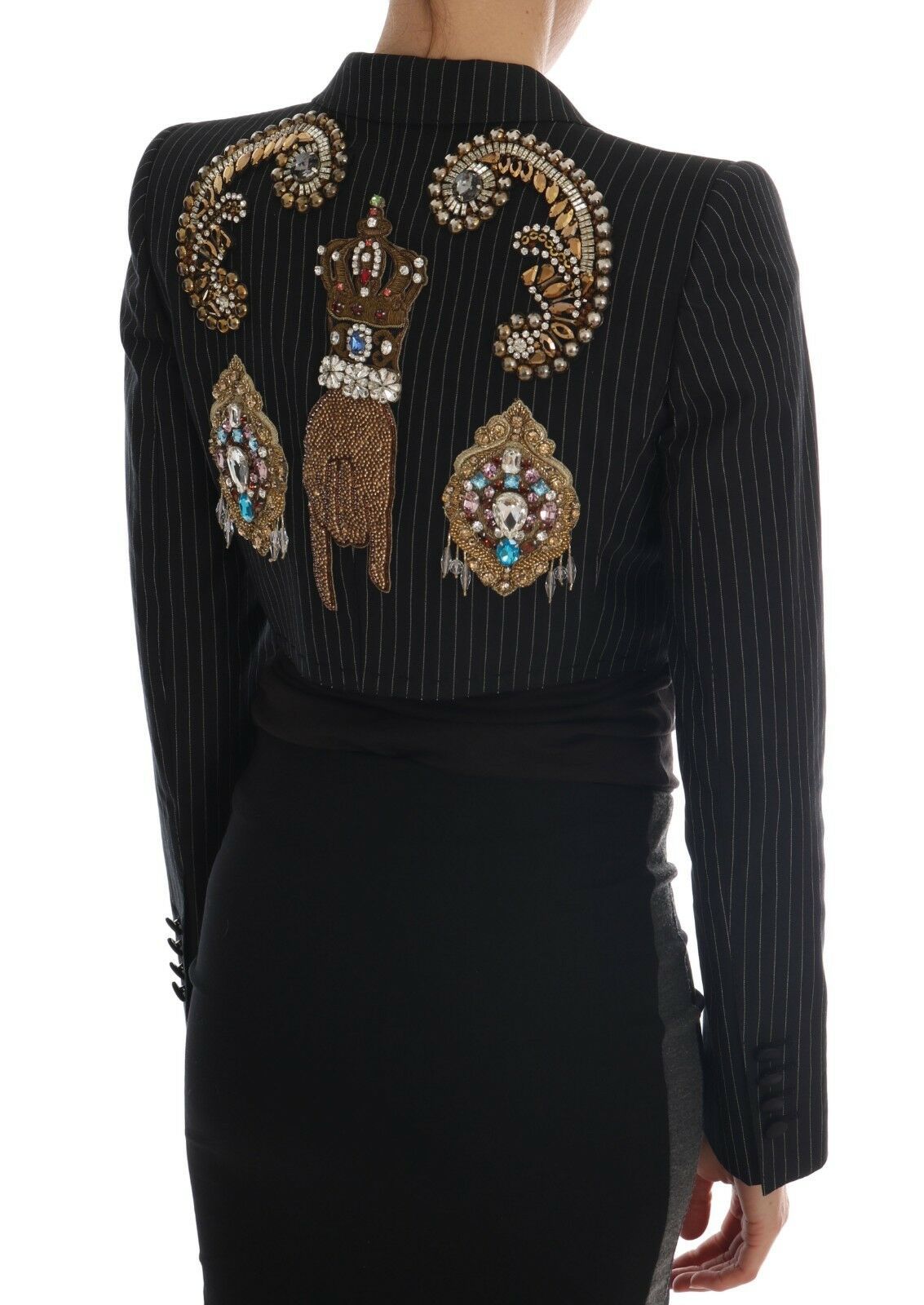 Dolce & Gabbana Enchanted Elegance Crystal Blazer - Sandy Store ByNet