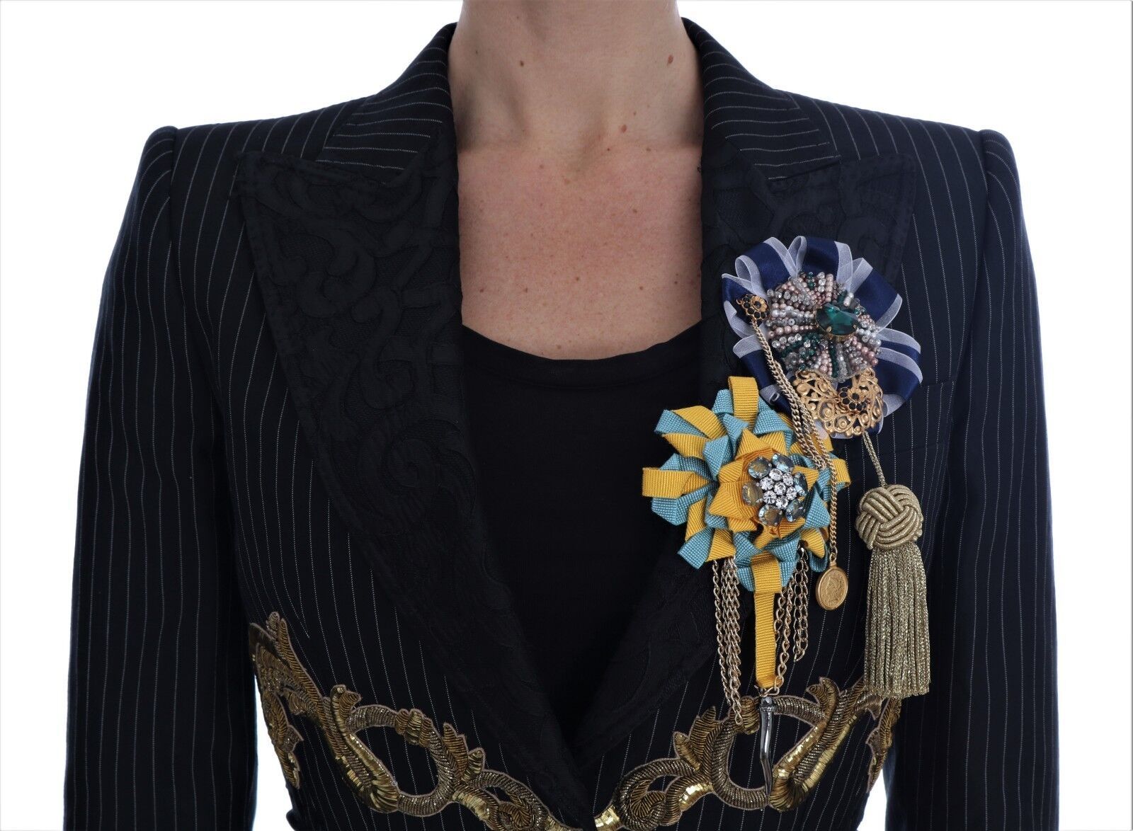 Dolce & Gabbana Enchanted Elegance Crystal Blazer - Sandy Store ByNet