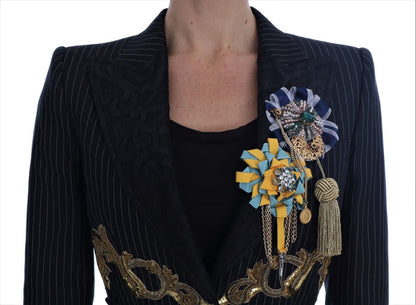 Dolce & Gabbana Enchanted Elegance Crystal Blazer - Sandy Store ByNet