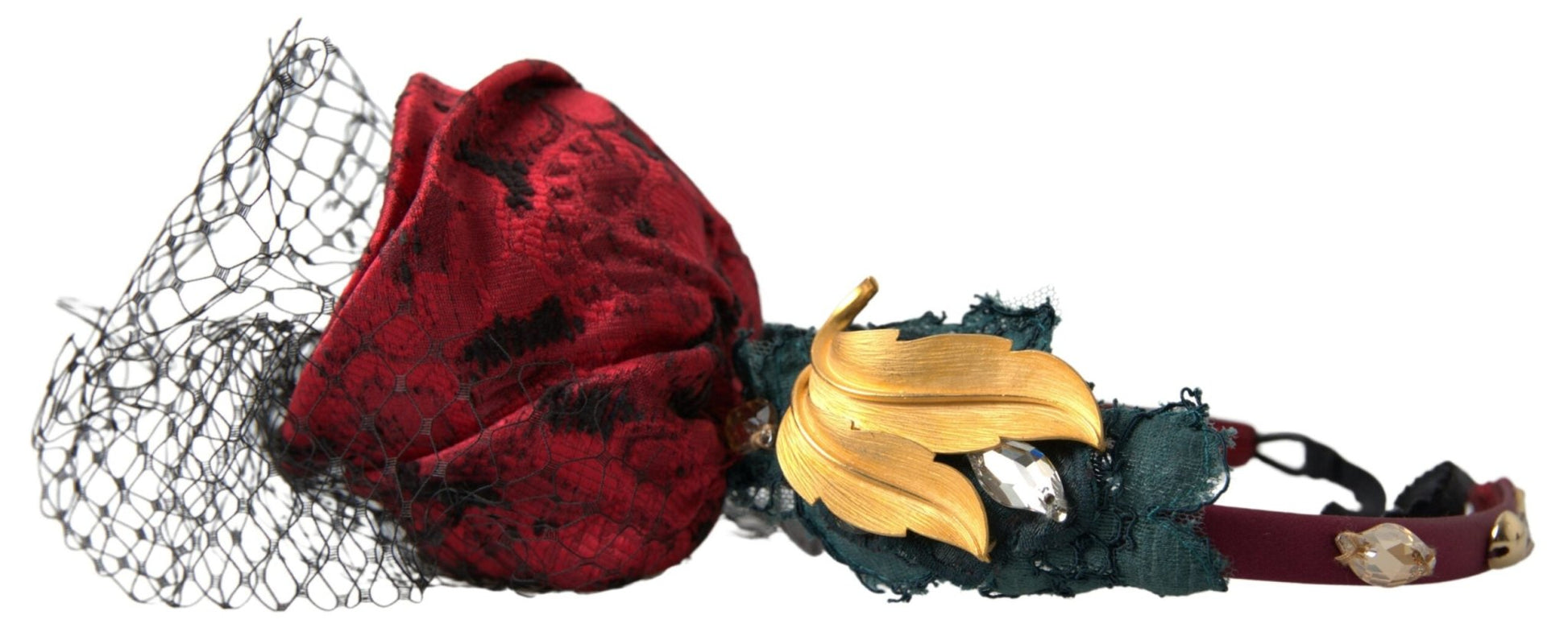 Dolce & Gabbana Enchanted Rose Crystal Headband Diadem - Sandy Store ByNet
