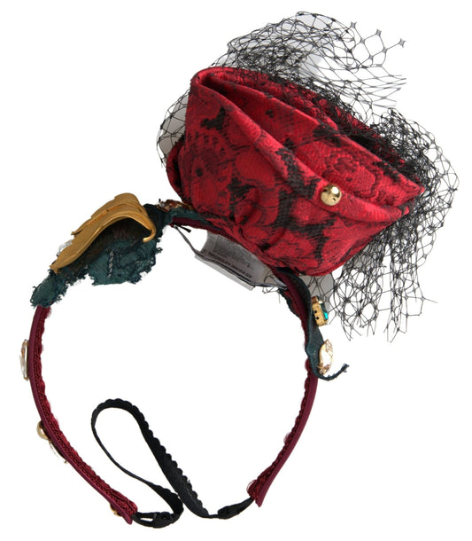 Dolce & Gabbana Enchanted Rose Crystal Headband Diadem - Sandy Store ByNet