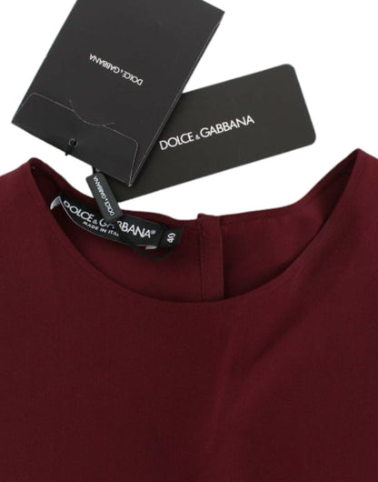 Dolce & Gabbana Enchanted Sicilian Silk Top - Sandy Store ByNet
