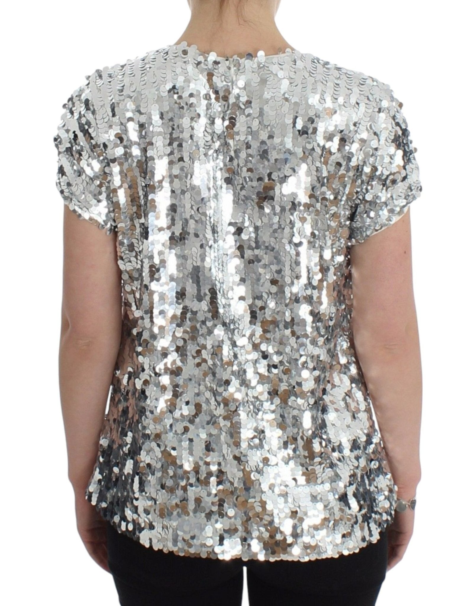 Dolce & Gabbana Enchanted Sicily Sequined Evening Blouse - Sandy Store ByNet