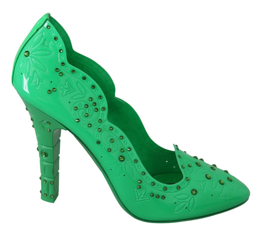 Dolce & Gabbana Enchanting Crystal Cinderella Pumps - Sandy Store ByNet