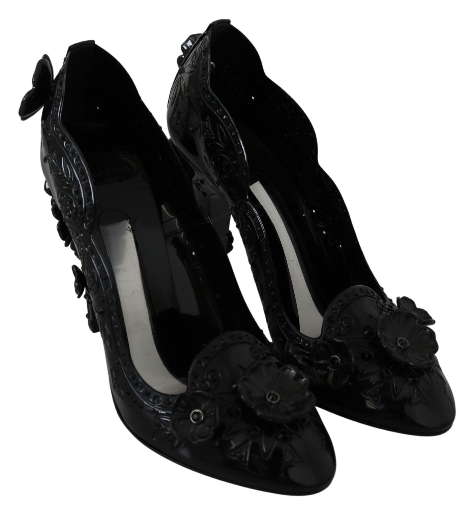Dolce & Gabbana Enchanting Crystal Cinderella Pumps - Sandy Store ByNet