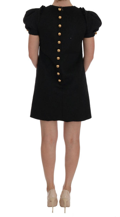 Dolce & Gabbana Enchanting Wool Crystal Encrusted Midi Dress - Sandy Store ByNet