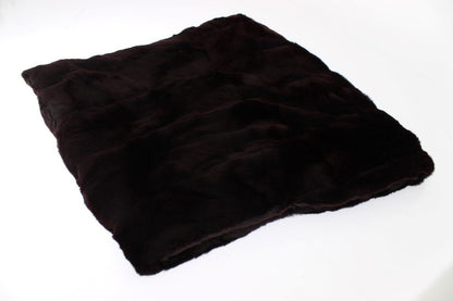 Dolce & Gabbana Exclusive Purple Weasel Fur Hooded Scarf - Sandy Store ByNet
