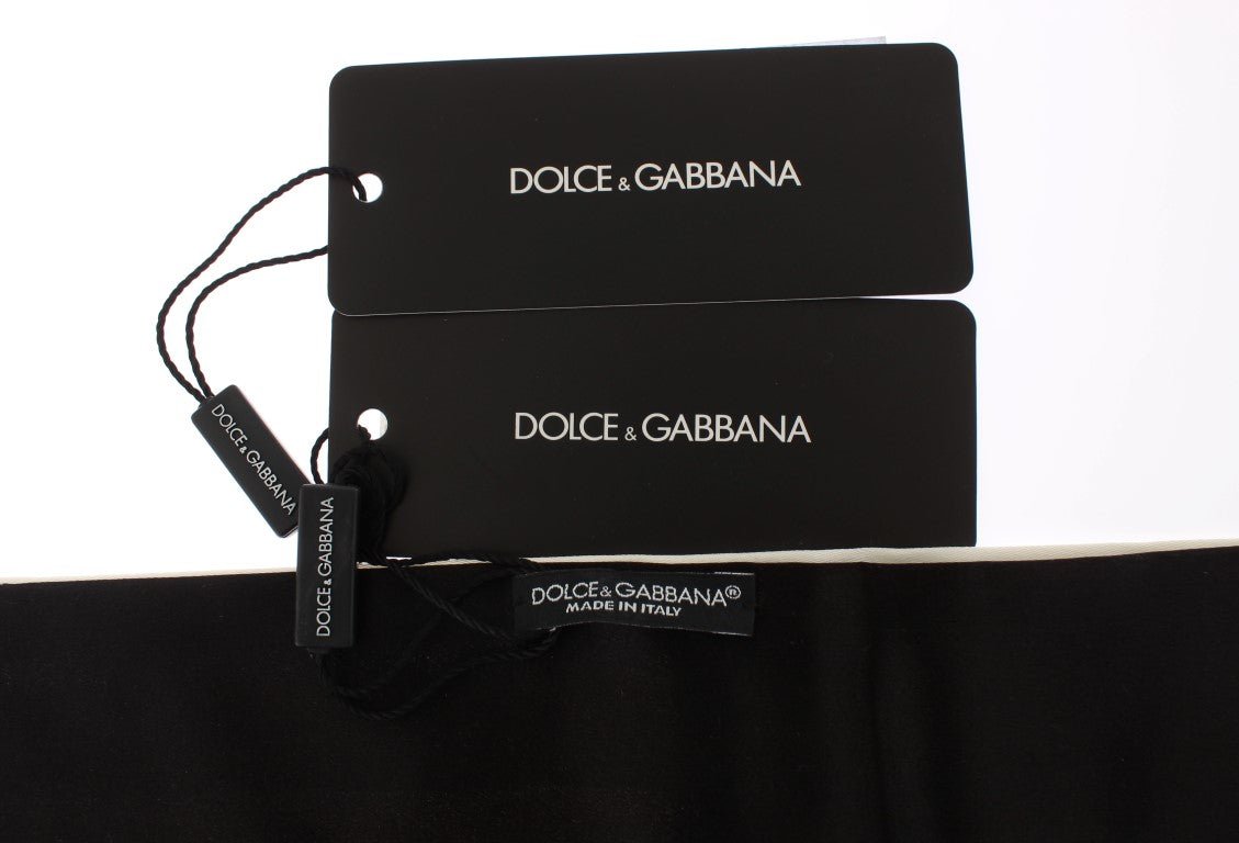 Dolce & Gabbana Exclusive White Silk Cummerbund - Sandy Store ByNet