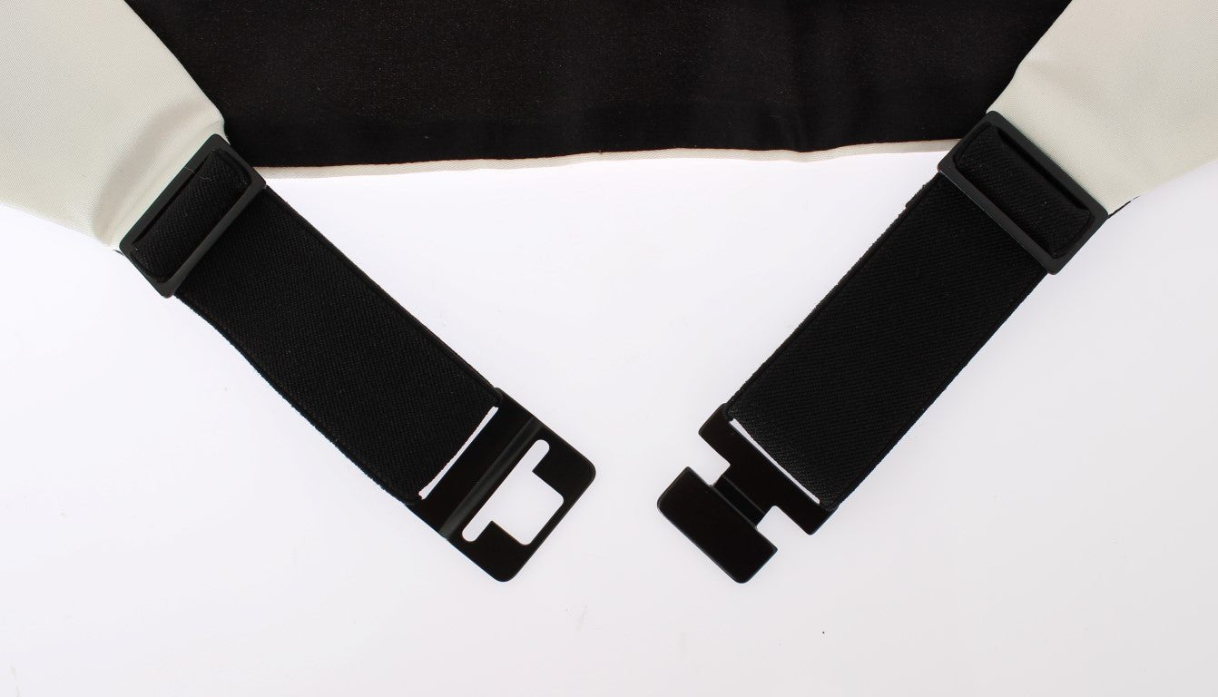 Dolce & Gabbana Exclusive White Silk Cummerbund - Sandy Store ByNet