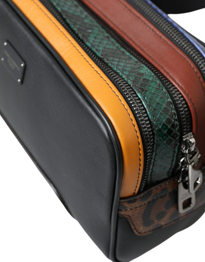 Dolce & Gabbana Exotic Leather Leopard Belt Bag - Sandy Store ByNet