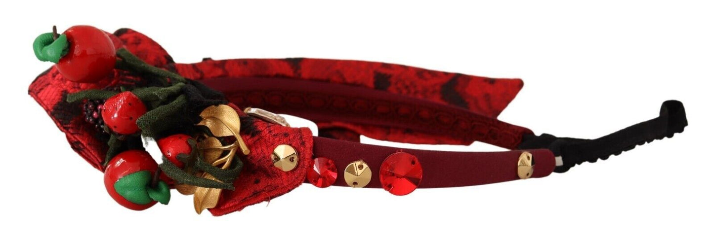 Dolce & Gabbana Exquisite Berry Crystal Embellished Diadem - Sandy Store ByNet