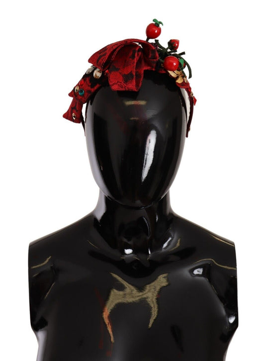 Dolce & Gabbana Exquisite Berry Crystal Embellished Diadem - Sandy Store ByNet