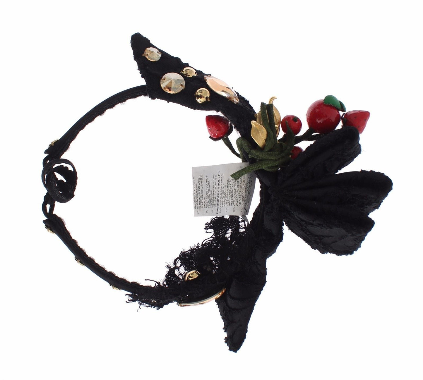 Dolce & Gabbana Exquisite Crystal Berry Diadem Headband - Sandy Store ByNet