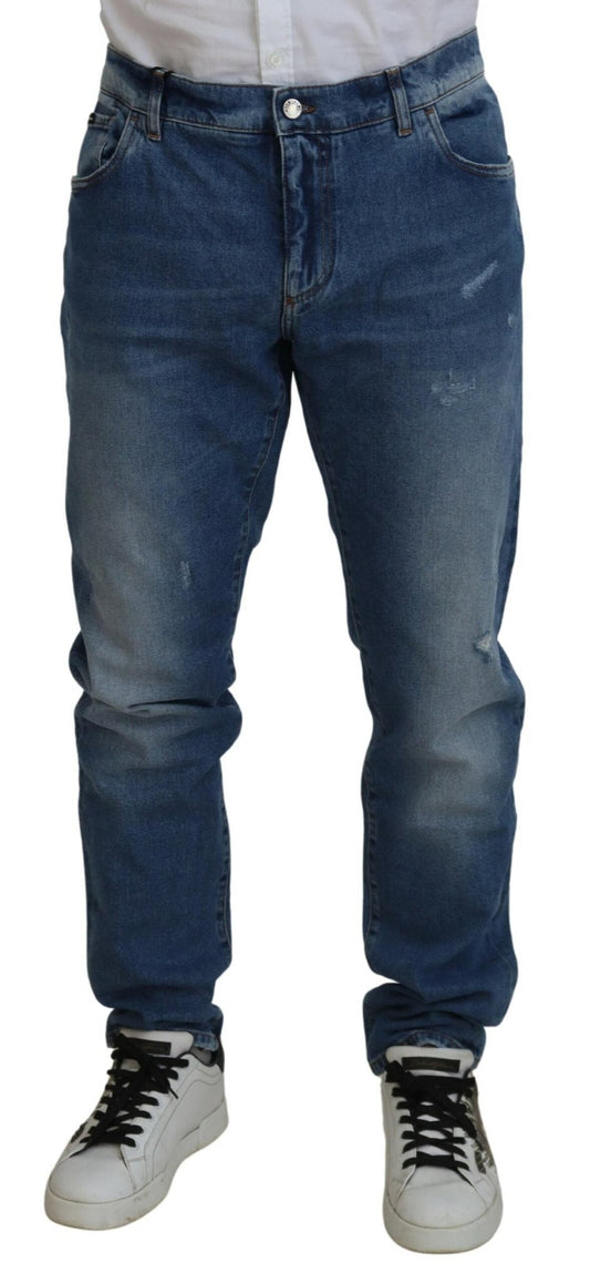 Dolce & Gabbana Exquisite Italian Skinny Denim Jeans – IT60 | 3XL par Dolce & Gabbana | Disponible sur Sandy Store ByNet