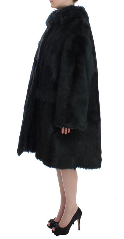 Dolce & Gabbana Exquisite Shearling Coat Jacket - Sandy Store ByNet