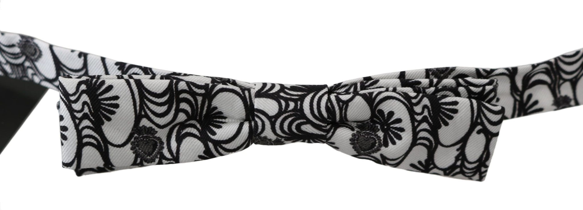Dolce & Gabbana Exquisite Silk Bow Tie with Pattern - Sandy Store ByNet