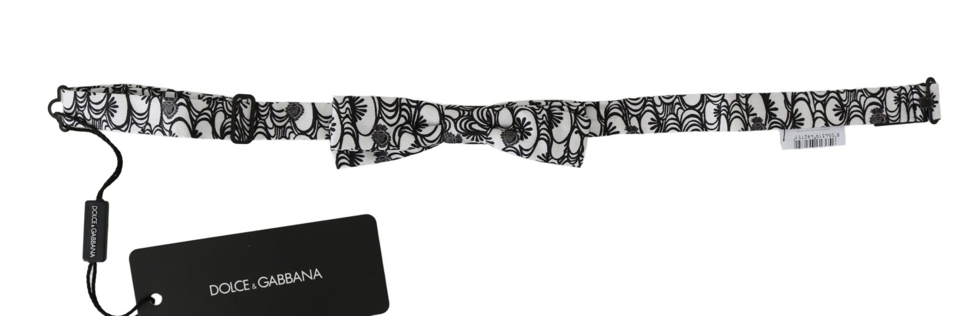 Dolce & Gabbana Exquisite Silk Bow Tie with Pattern - Sandy Store ByNet
