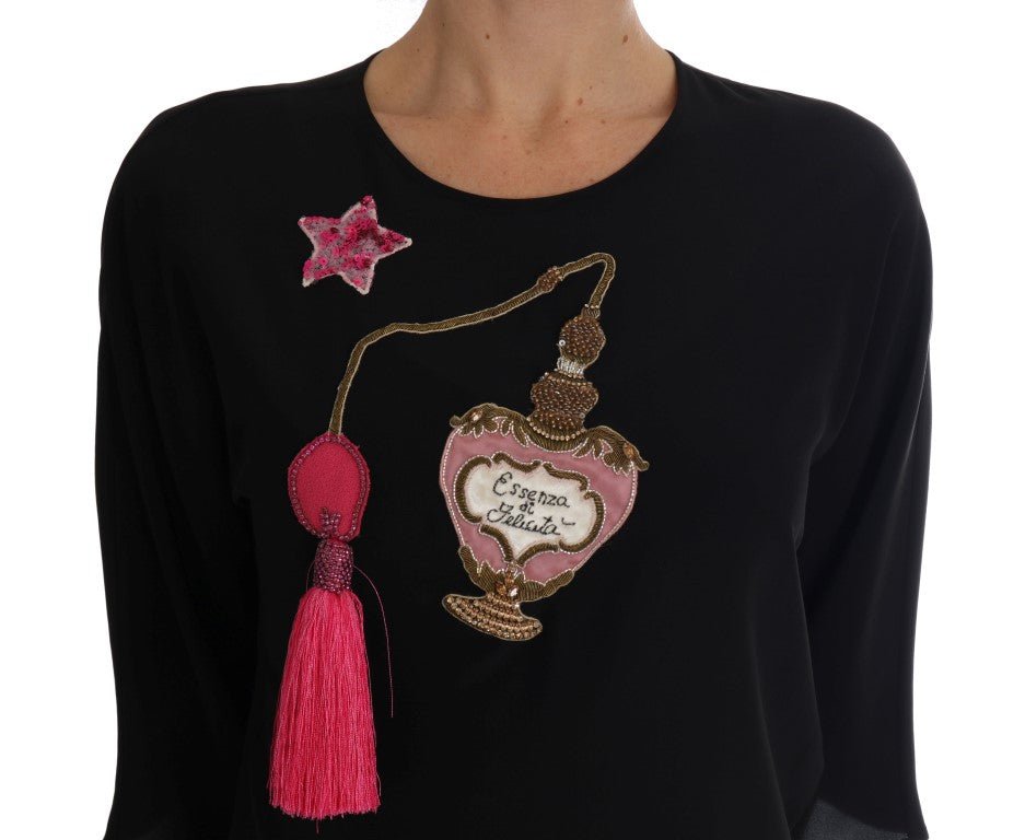 Dolce & Gabbana Fairy Tale Embroidered Silk Blouse - Sandy Store ByNet