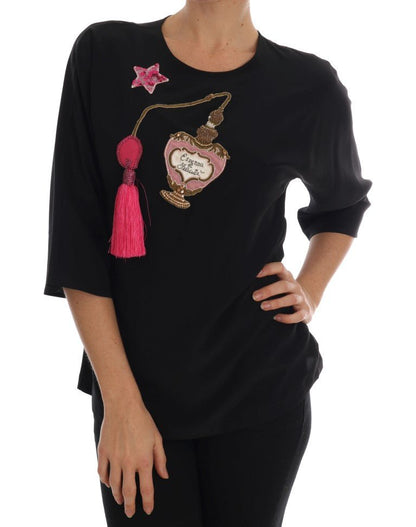 Dolce & Gabbana Fairy Tale Embroidered Silk Blouse - Sandy Store ByNet